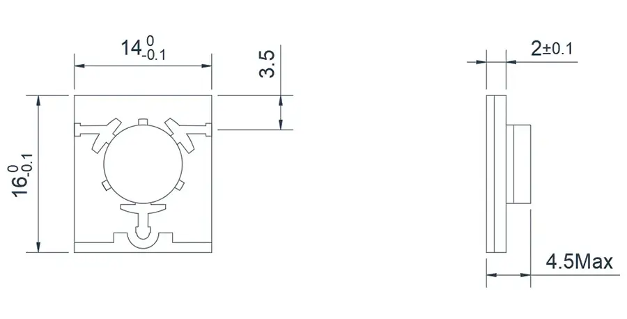 2.7~4.0GHz Tipik Mikroşerit 'T' Bağlantılı İzolatör