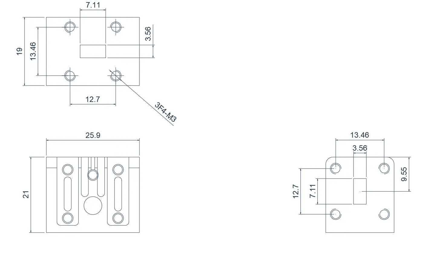 WR-28  Junction Waveguide Circulator Appearance