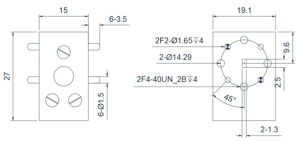 WR-10  Junction Waveguide Isolator Appearance