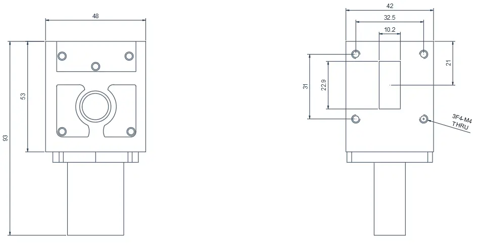 WR-90  Junction Waveguide Isolator Appearance