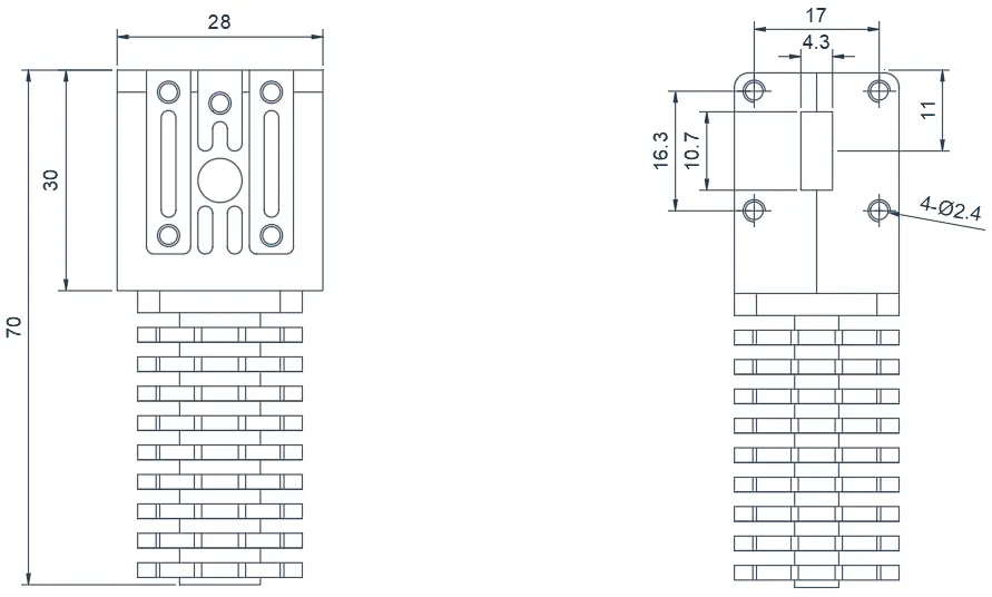 WR-42  Junction Waveguide Isolator Appearance